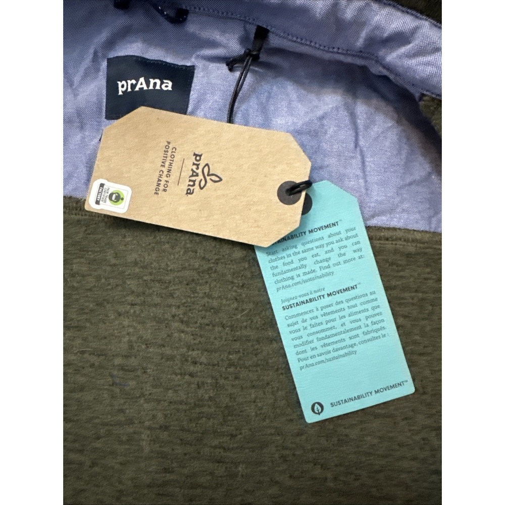 prAna Men's Tri Thermal Threads Overshirt Rye Green Size XXL - Picture 12 of 16